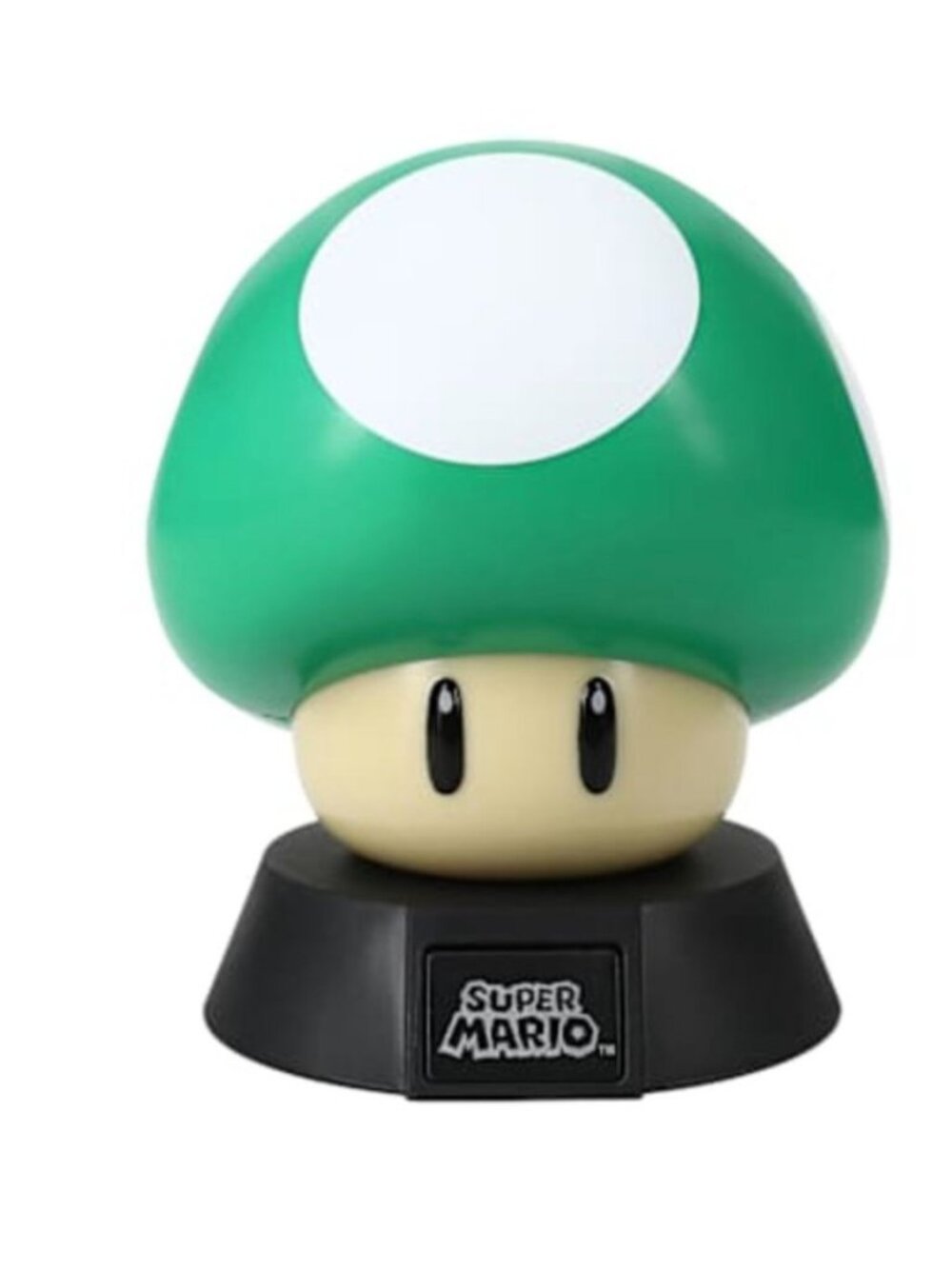 Super Mario Paladone Icons 1UP Mushroom Light Collectible Toy Requires 2 AAA Bat